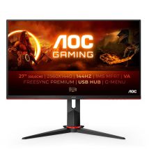 Aoc gaming monitor 27`` q27g2u-bk 2560x1440 pixel quad hd led tempo di risposta 1 ms frequenza di aggiornamento 144 (hz)