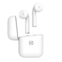 Celly zed 1 auricolari bluetooth a goccia con custodia di ricarica bianco