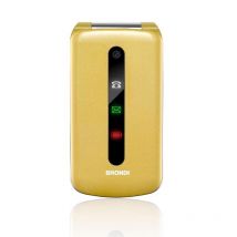 Brondi president telefono cellulare dual sim 3`` oro