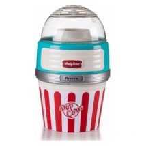 Ariete 2957 pop corn maker xl party time macchina per pop corn 1.100 w cottura ad aria calda azzurro