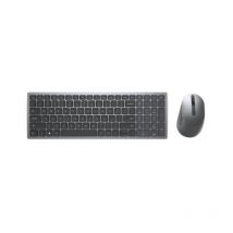 Dell km7120w kit tastiera wireless + bluetooth layout italiano + mouse wireless + bluetooth ottico 1.600 dpi colore grigio