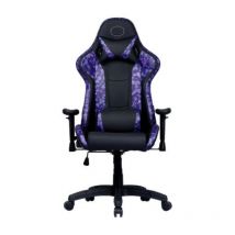 Cooler master r1s gaming caliber camo poltrona da gaming ergonomica regolabile imbottita nero viola