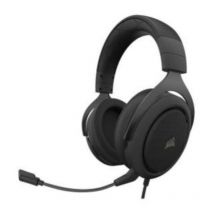 Corsair hs50 pro stereo cuffia gaming con microfono per pc ps4 xboxone mobile carbon corsair renewed nero