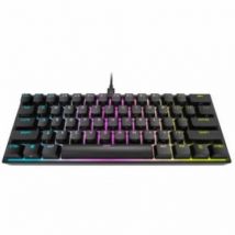Corsair k65 mini tastiera gaming rgb meccanica mx cherry red usb layout inglese black