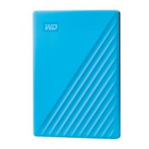 Western digital my passport hdd esterno 4.000gb interfaccia usb 3.0 colore blu