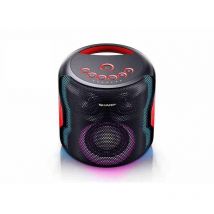 Sharp ps-919(bk) - speaker bluetooth portatile tws - 130w - usb - aux - ipx5 - gioco luce led rgb - nero