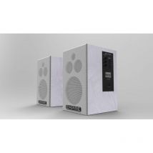 Empire hs.290 sistema audio 2 vie 145+145 watt rms continui woofer 8 bass reflex ingresso xlr stereo-rca bianco
