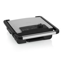 Princess piastra elettrica 2000w 30x27 cm piastra superiore flessibile antiaderente termostato regolabile nero