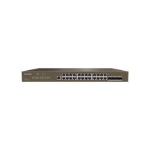 Tenda teg3328f switch full managed ieee 802.3uxzab 802.1qwdsp 802.3af-at l2+ js 24p gigabit 4p sfp 1xconsole cloud