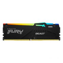 Kingston fury beast ddr5 rgb 32gb 5600mt-s ddr5 cl40 dimm memoria gaming per computer fissi modulo singolo