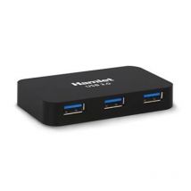 Hamlet hub 4 porte usb 3.0 alimentatore esterno10w