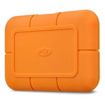 Lacie rugged 500gb ssd esterno usb-c arancione