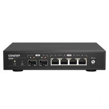 Qnap qsw-2104-2s switch di rete non gestito 4 porte rj-45 2.5g ethernet colore nero