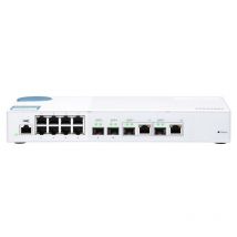 Qnap qsw-m408-2c switch di rete gestito l2 10g ethernet 100-1000-10000 bianco