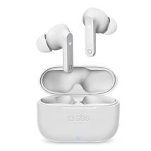 Sbs urban pro auricolare true wireless stereo (tws) in-ear musica e chiamate bluetooth 300mah con custodia di ricarica gommini l/m/s inclusi bianco