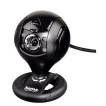 Webcam hama 00053950 1.3 mp 1280 x 1024 pixel usb 2.0 black