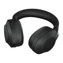 Jabra evolve2 85 cuffie con microfono wireless uc con supporto di ricarica adattatore bluetooth usb tipo a jack 3,5 mm nero