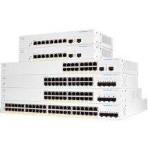 Cisco business 220 series cbs220-8fp-e-2g switch gestito l2 - 8 x 10/100/1000 (poe+) + 2 x gigabit sfp (uplink) poe+ (130 w) montabile su rack