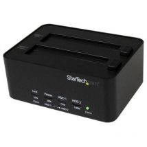 Startech docking station per dischi rigidi usb 3.0 a sata da 2,5-3,5 e duplicazione hdd-ssd indipendente