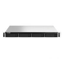 Qnap ts-464u-rp nas chassis rack 1u celeron n595 2.9ghz ram 8gb-4 bay hdd/ssd 2.5/3.5-lan 10/100/1000/2500 mbps colore nero