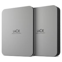 Lacie mobile drive v2 (2022) hdd 1.000gb 2.5 usb 3.1-c silver