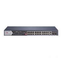 Hikvision ds-3e0528hp-e switch di rete non gestito l2 gigabit ethernet 10/100/1000 mbps 26xrj-45 full duplex supporto poe blu
