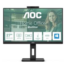 Aoc 24p3qw 23.8 led ips full hd 16:9 75hz 4ms contrasto 1.000:1 vebcam 2mp con microfono incorporato low blue light hub usb hdmi displayport altoparlanti incorporati nero