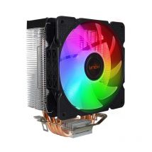 Noua disturbia dissipatore per cpu tdp 135w 4 tubi di calore e ventola pwm da 120 mm rainbow fixed compatibile con 1200 - am4 am5