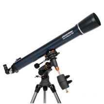 Celestron astromaster 90eq telescopio diametro obiettivo 90mm focale 1000mm 50x/100x treppiede incluso colore nero