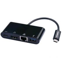 Mediacom hub type c hdmi-usb-a-rj45-