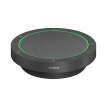 Jabra speak2 55 ms vivavoce a mani libere bluetooth 5.1 senza fili, cablato usb-c, usb-a certificato per i team microsoft, microsoft swift pair certified grigio scuro