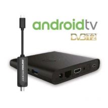 Diprogress homaticst decoder digitale terrestre dvb-t2 hevc android tv certificato google