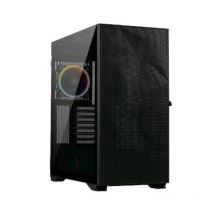 Noua iron v7 case full-tower e-atx atx m-atx mini-atx frontale in mesh pannello laterale in vetro temperato 1xusb3 2xusb2 1xventola rgb black