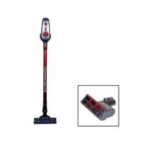 Termozeta mylibera 22 scopa elettrica cordless senza sacco 140w capacita` 0,8 l con spazzola motorizzata rosso nero