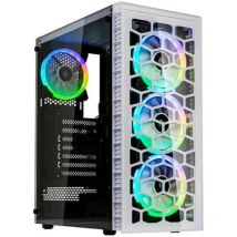 Kolink observatory lite argb midi tower vetro temperato mini itx/matx/atx bianco