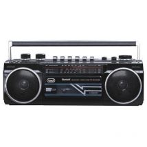 Trevi rr 501 bt stereo boombox portatile bluetooth usb sd mp3 nero