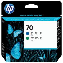 Hp 70 testina inkjet azzuro e verde