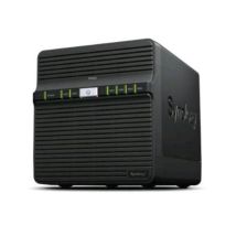 Synology ds423 nas chassis tower realtek rtd1619b-ram 2gb-4 bay hdd/ssd 2.5/3.5-2porte lan rj-45 10/100/1000/10000 mbps black