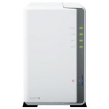 Synology diskstation ds223j server nas e di archiviazione desktop collegamento ethernet lan bianco rtd1619b