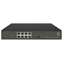 Levelone ges-2110p switch di rete gestito l2 gigabit ethernet 10-100-1000 supporto power over ethernet nero