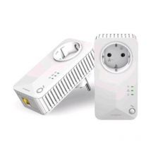 Strong powerline 600 v2 kit due adattatori 600 mbit/s 2 porte ethernet lan plug&play bianco
