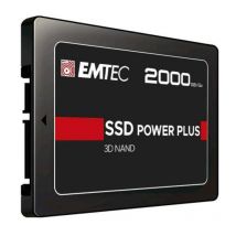 Emtec x150 ssd power plus interno 2.5 sata iii 2.000gb 3d nand black