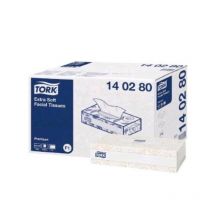 Tork veline viso extra soft in fibra 100 fogli 2 veli 20x21 cm bianco conf 30 pz.