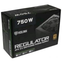 Kolink regulator alimentatore atx 750w modulare certificazione 80+ gold raffreddamento attivo black