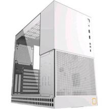 Geometric future m4 king arthur case mid tower vetro temperato mini itx/matx/atx/e-atx bianco