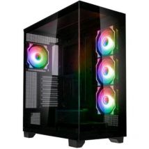 Kolink unity arena argb case mid-tower vetro temperato minitx/matx/e-atx/atx nero