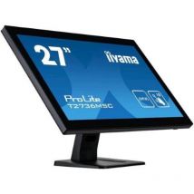 Iiyama prolite t2752msc-b1 27 led full hd touch screen 16:9 4ms 3000:1 altoparlanti usb 3.2 gen1 vga hdmi displayport nero