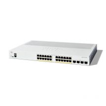 Cisco catalyst c1200-24p-4g switch gestito l3 - 24 x 10/100/1000base-t + 4 x 10 gigabit sfp+ poe+ (195 w) montabile su rack bianco