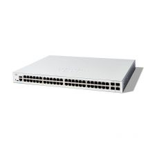 Cisco catalyst c1200-48t-4x switch gestito l3 - 48 x 10/100/1000base-t + 4 x 10 gigabit sfp+ montabile su rack bianco