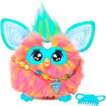 Hasbro furby corallo peluches interattivo a comando vocale con accessori